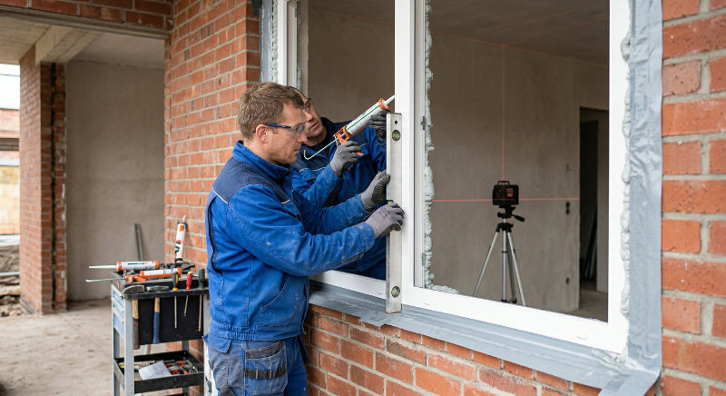 Precyzyjne wstawienie nowych ram okiennych