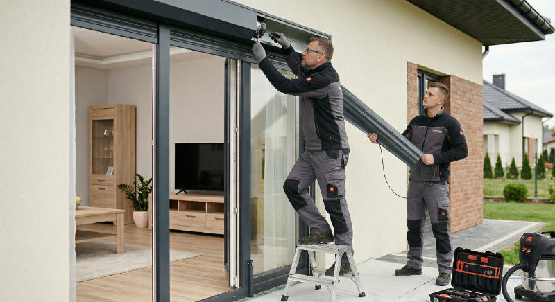 Montaż rolet wewnętrznych i zewnętrznych