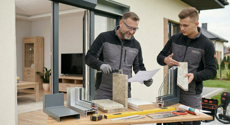 Parapety wewnętrzne i zewnętrzne na wymiar