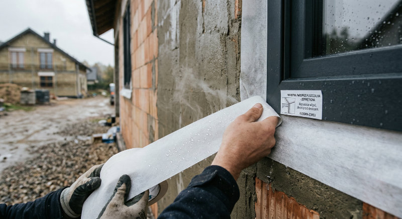 Taśma paroprzepuszczalna - ochrona od zewnątrz